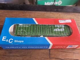 376564 E&c Shops 1501-2 New Ho Kit 1254-2 50 Hi Cube Dbl Plug Door Burlington Northern