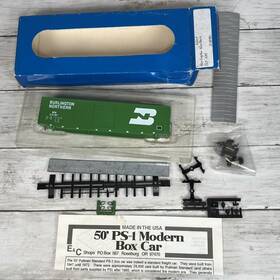 318981 E&c Shops 319981 Ho Scale 50ft Ps-1 Box Car Burlington Northern Bn Train Kit