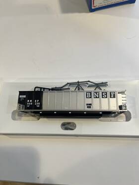 66224 E&c Shops Bnsf Johnstown Coalporter Ho Scale 6 Cars Silver Black Lot 5 66224 E&c Shops Bnsf Johnstown Coalporter Ho Scale 6 Cars Silver Black Lot 5