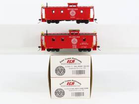 Ecrr-69 East Coast Railroads Ecrr-69/70 Ho Sal Seaboard Air Line 36ft Wood Caboose Set