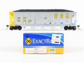 Ee-1303-10 Exactrail Ho Scale Evolution Csxt Csx 5-bay Hopper 360028 With Load