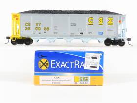 Ee-1303-22 Exactrail Ho Scale Evolution Csxt Csx 5-bay Hopper #360056 With Load