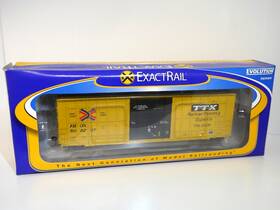 Ee-1401-16 Exactrail Ho Scale Ttx Trinity 6275 Cu. Ft. Plug Door Box Car Fbox #505267