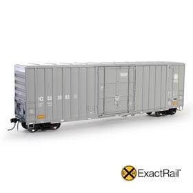 Ee-1454-2 Exactrail Ho Scale Gunderson 6269 Boxcar - Illinois Central