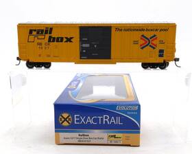 Ee-1602-3 Exactrail Ho Scale Railbox Evan 5277 Single Door Box Car #1527 Nib