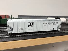Ee-1707-6 Exactrail Ho Evans 4780 Covered Hopper Louis-dreyfus Corp Uslx 20749 With Upgrades