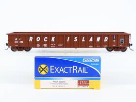 Ee-1901-6 Exactrail Ho Scale Ri Rock Island Thrall 2244 Gondola #180054