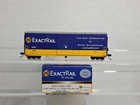 En-50105 Exactrail N Scale 2008 Pc&f Excess Height Single Door Boxcar Exrc Nib