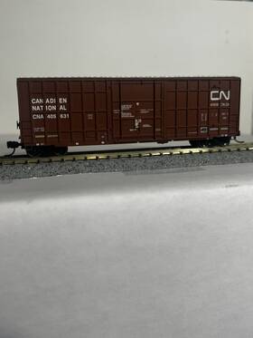 En-50707-2 Exactrail N Scale Trinity Box Car Canadian National. Cna Rd# 405631 En-50707-2 Exactrail N Scale Trinity Box Car Canadian National. Cna Rd# 405631