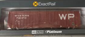 Exactrail Ep-80552-4 Ho Scale Western Pacific Pc&f 7633 Boxcar Brown