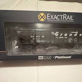 Exactrail Ep-81451-24 Platinum Bethlehem 3483 Hopper Ho Rio Grande D&rgw #12237 Black