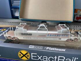 Ep-81651-15 Exactrail Ho Weathered Thrall 54 Protector Coil Car Norfolk Southern Ns 168816