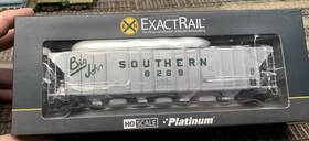 Ep-81709-2 Exactrail Ho Southern Ry Big John Magor 4948 Covered Hopper Car Rn 8269 Platinum