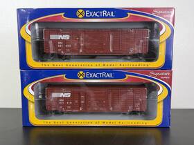 Eps-90310-1 Exactrail Exact Rail Ho Scale Norfolk Southern Ps Waffle Side Box Car Lot #531403 #531419