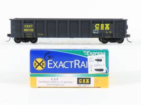 Ex-1207-1 Exactrail Ho Scale Express Csxt Csx Gunderson Gondola #363152