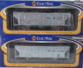 Ep-80154-8 Exactrail Platinum Ho Rtr Ps-2cd 4427 Covered Hopper Rio Grande Drgw - 2 Avail