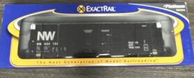 Ep-80610-6 Exactrail Platinum Ho Ps 60 Waffle Side Box Norfolk And Western Nib