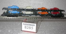 8285 Fleischmann N Db Double Deck Car Transporter With Porsche 911 Vw Audi Ovp Ftaft