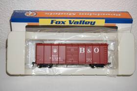 Fvm-30321 Fox Valley Fvm 30321 Ho Scale B&o Wagontop Cap Dome Bill Box Car #381243