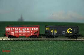 01.319.15 Freudenreich Feinwerktechnik Z Scale Feinwerktech Fr Two Western Maryland Hoppers