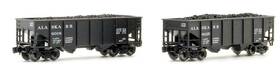 Ft-2041-2 Full Throttle Z Scale Gauge Wdw Alaska Rr 33ft Hopper 2 Car Set #2