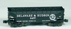 Ftcol-32-2 Full Throttle Delaware And Hudson 33 Ft 2-bay Hopper Car 6477 - Z Scale From 2013