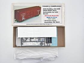 8292 Funaro & Camerlengo Ho And 40ft Dd Steel Auto Boxcar Reading Rdg Resin Kit