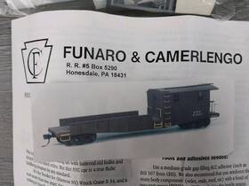 279-6620 Funaro & Camerlengo F&c Ho 6620 Nyc New York Central Wrecking Crane Boom Mow Maintenance Way