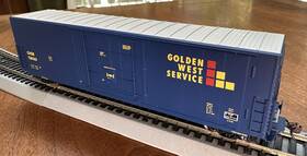 Athg26837 Genesis Athearn Rtr Ho 50 Pc&f Box Car Golden West Service 136163 Ny Athg26837 Genesis Athearn Rtr Ho 50 Pc&f Box Car Golden West Service 136163 Ny