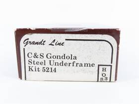 5214 Grandt Line Hon3 Scale Kit C&s Colorado And Southern Gondola Steel Underframe