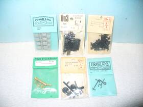 6-assorted Grandt Line Irish Tracklayer Mac Leod Western 105 3579 K-8 K-9 102 T-3 O-scale Ftlocomotive/caboose/freight Car Packaged Partsft-nip