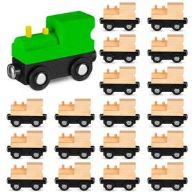 Halloscume-yuu0945 Halloscume 30 Pcs Unfinished Diy Wooden Trains 2.95 X 2.17 1.18 Inches Halloscume-yuu0945 Halloscume 30 Pcs Unfinished Diy Wooden Trains 2.95 X 2.17 1.18 Inches