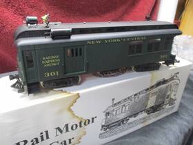 09221 Hartland Locomotive Works Hlw Rail Motorcar With Nyc Markings