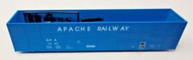 1565 Ho E&c Shops Kits 62foot Ribbed Side Rolled End Woodchip Gondola Apache