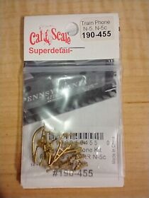 190-455 Ho Scale Cal-scale Brass Train Phone Caboose Antenna Set For N-5 N-5c #190-455