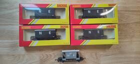 R6422 Hornby Set Of 4 Lner Goods Wagons. R6422. Oo Scale