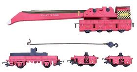 R739 Hornby Br 75 Ton Breakdown Crane Stratford Complete Set - Free Ship