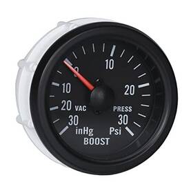 Ig90tmbob-12v-p I Gauge Technology Co. Ltd 2-1/16 Inch 52mm Mechanical Boost/vacuum -30 Inhg 30 Psi Amber Black Dial Ig90tmbob-12v-p I Gauge Technology Co. Ltd 2-1/16 Inch 52mm Mechanical Boost/vacuum -30 Inhg 30 Psi Amber Black Dial