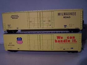 51108 Ihc 50/70 Ho 60ft Hi-cube Boxcars Up And Milwaukee