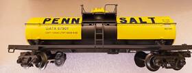 67929 Industrial Rail Penn Salt Single Dome Tank Car With Metal Trucks 6001