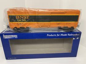 Idm-1007 Industrial Rail Idm 1007 Bnsf Box Car O Gauge #730752 3 -lionel