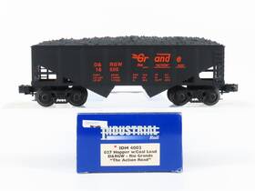 Idm-4002 Industrial Rail O Gauge 3-rail Idm 4002 D&rgw Rio Grande 2-bay Hopper #16500