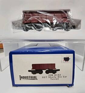 Idm-8102 Industrial Rail Idm 1802 O/o27 Tuscan 20ft Shorty Ore Car Undecorated - New
