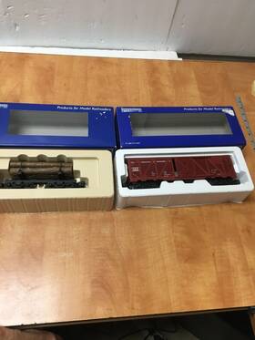 Idm3003 Industrial Rail Idm8002 O Gauge Skeleton Log Car And Stock O27