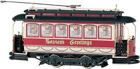 25127 Industries Closed Street Car Christmas - On30 Scale