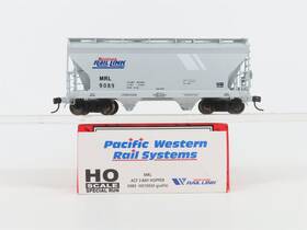 1055f Intermountain Ho Pwrs Mrl Montana Rail Link 2-bay Hopper #9089 With Graffiti 1055f Intermountain Ho Pwrs Mrl Montana Rail Link 2-bay Hopper #9089 With Graffiti