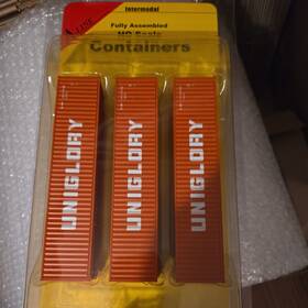 30257-01 Intermountain 30257 Ho 40ft Corrugated Container - Uniglory 3 Pack New