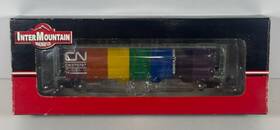 370707 Intermountain Ho Cn Canadian National Cylindrical Hopper Rainbow Car Nob