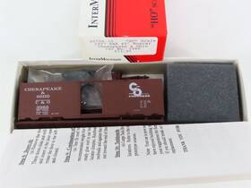 40706-12 Intermountain Ho Scale Kit C&o Chesapeake And Ohio 40ft Box Car #3989