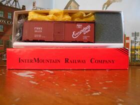 40802-03 Intermountain Ho Scale Train #40802-03 Cb&q Boxcar Kit #32178 Iob